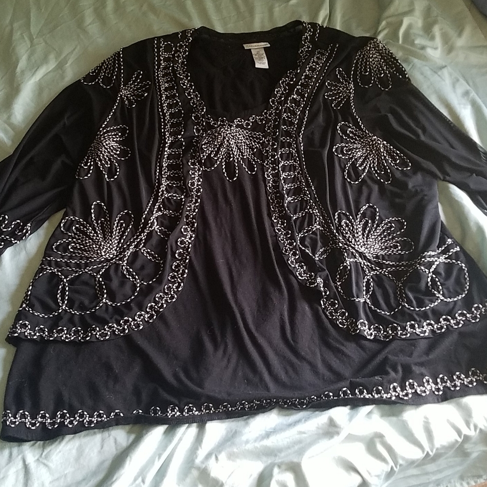 Plus Elegant Black top